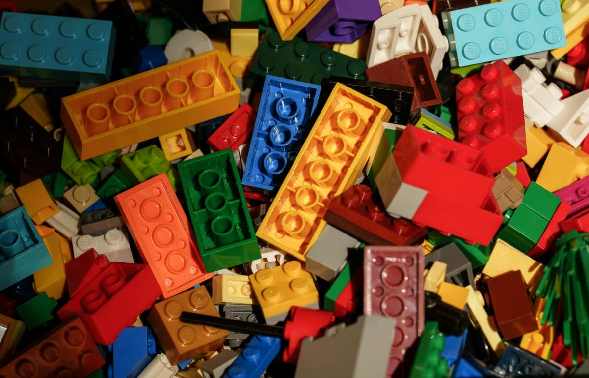Lego-samling, blandade set