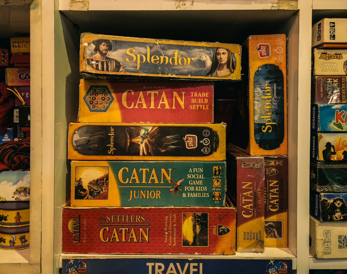 Brädspel, samling om 10 st