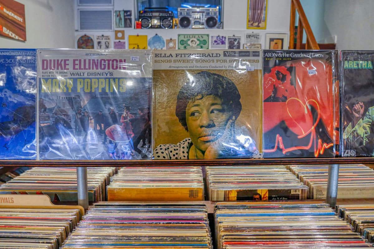 Vinylskivor, samling om 30 st