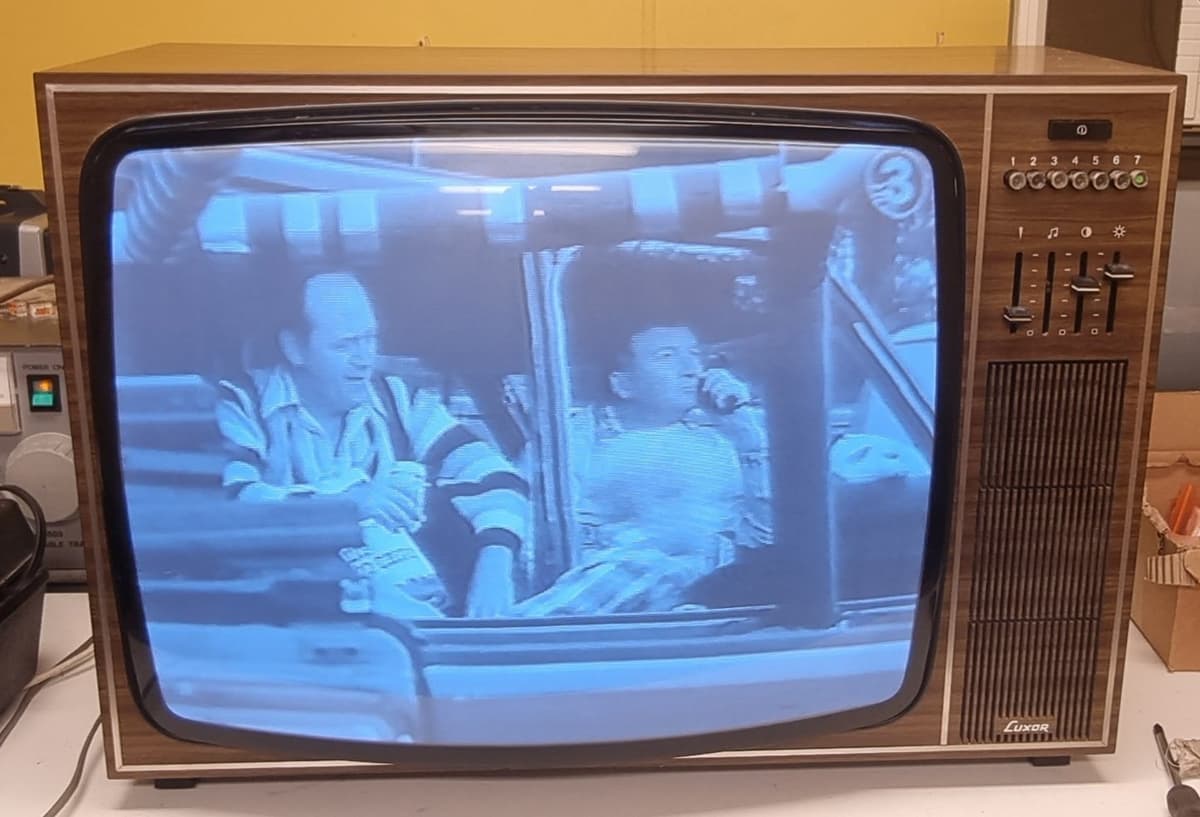 Fin vintage TV mottagare