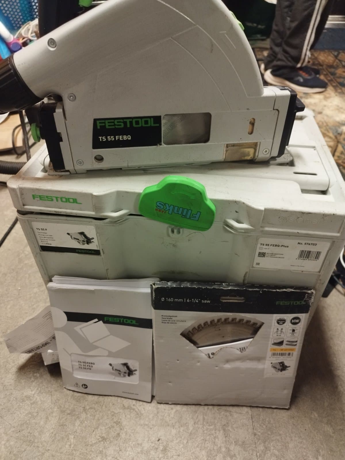 Festool ts55 febq plus , skenor och ctl midi 1